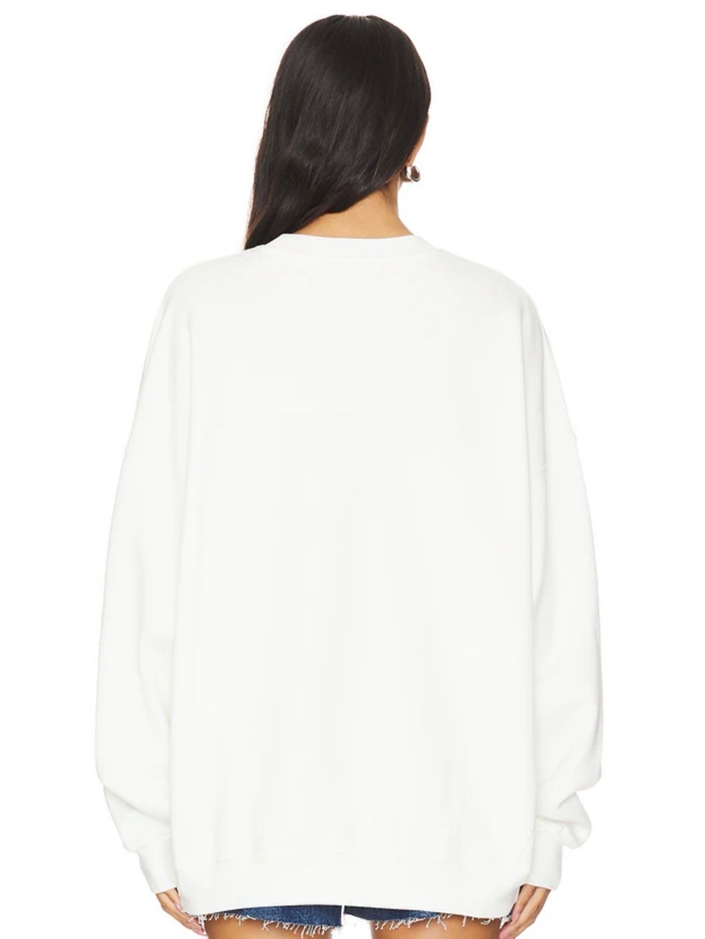 Anine Bing off white miles letterman sweatshirt - Picture 4 of 8